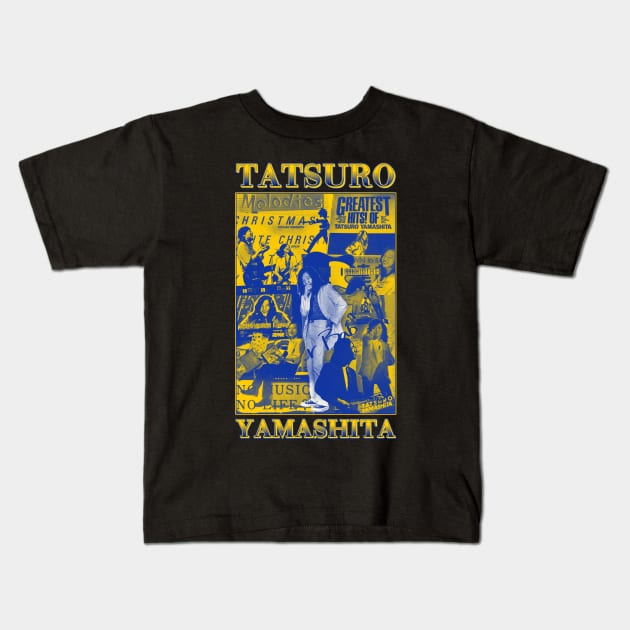 tatsuro yamashita Kids T-Shirt by Genetics art